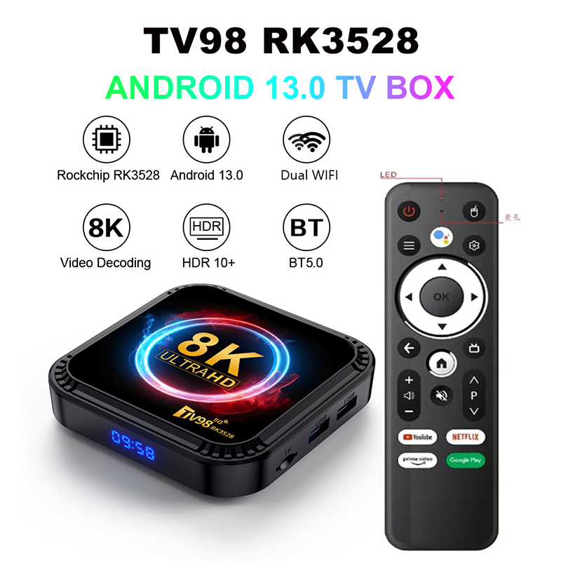 Radxa Rock 5B 16Gb - TV98 RK3528 TV Kutusu Android 13