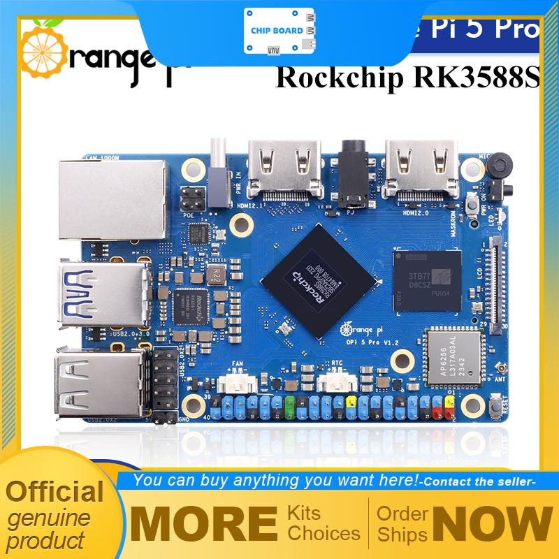 Radxa Rock 5B 16Gb - 16 GB LPDDR5, WiFi 5.0/BT 5.0